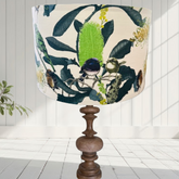ijustlovethatfabric Lampshade - Wrens & Banksia Fabric Lime Green